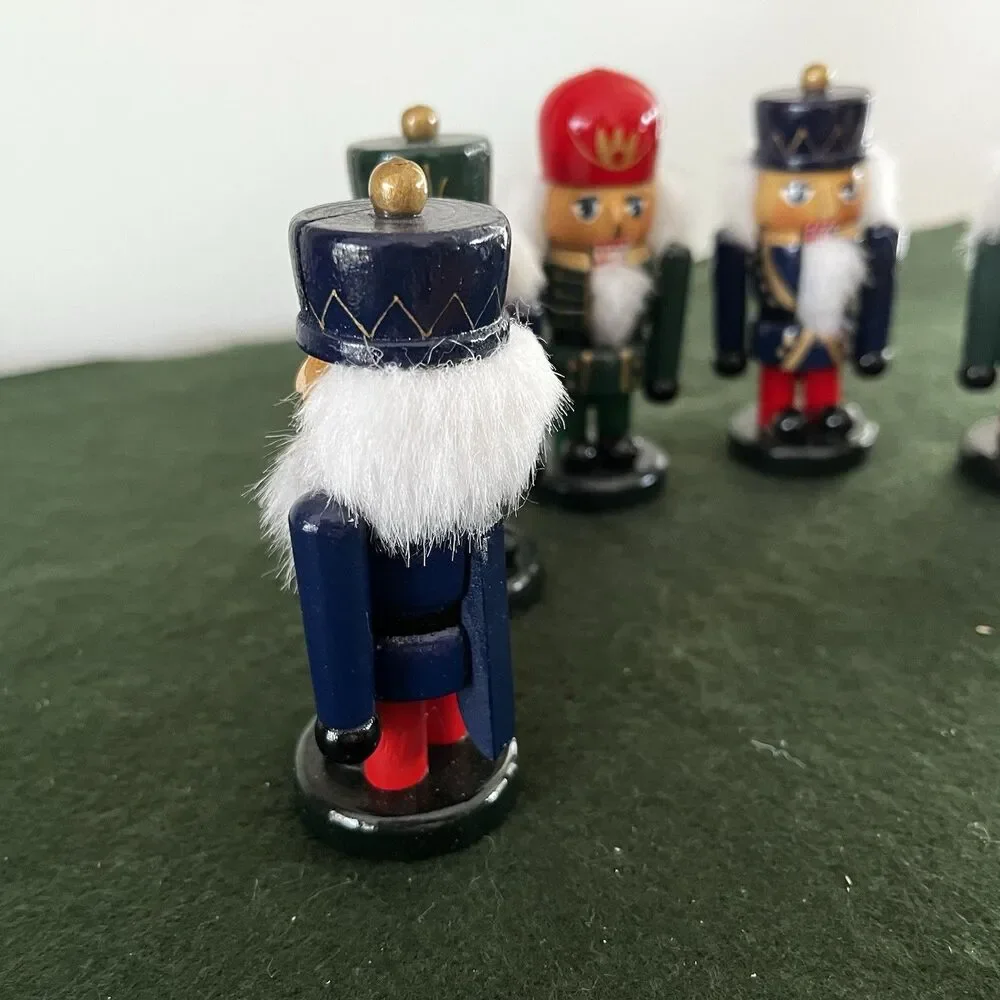 Nutcracker Name Placeholders Kurt Adler Set Of 6 With Box Christmas Vintage